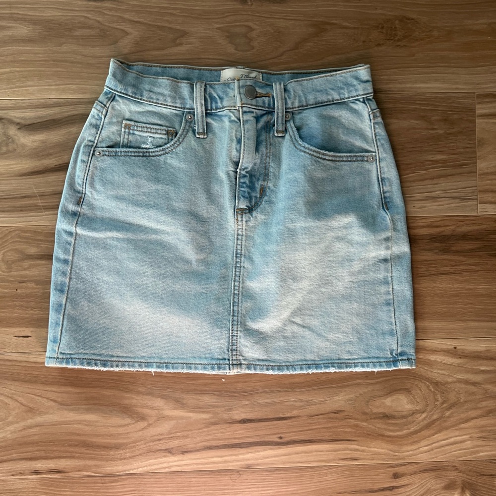 Universal Thread Light Blue Denim Mini Skirt